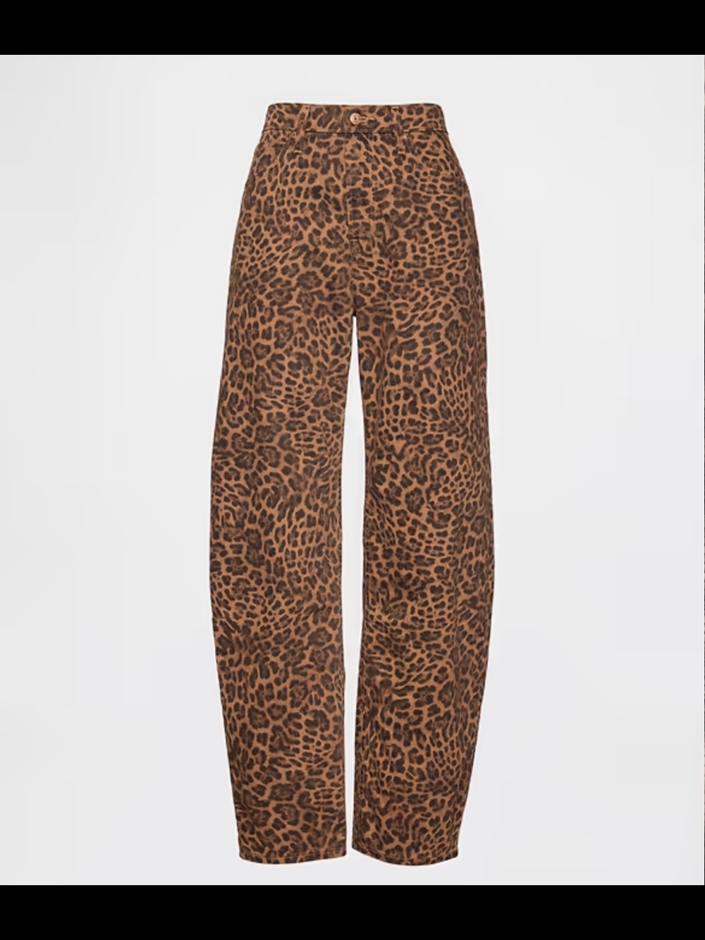 GAP High Rise Leopard Print Barrel Jeans Women's Trendy size 29